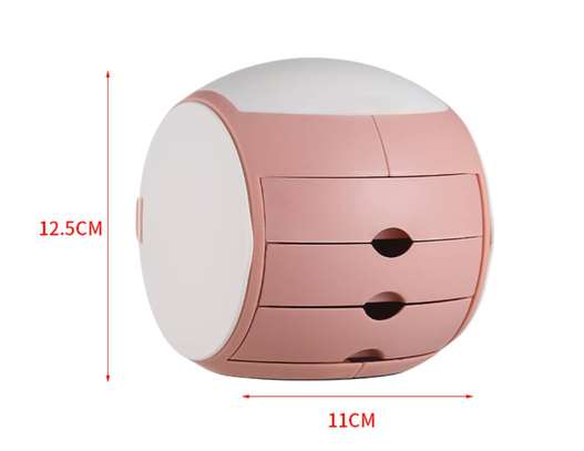 Ball shaped jewelry box with drawers image 4