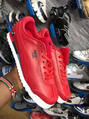 PUMA Roma BMW Sneakers - Red/White Sneakers image 1