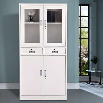 Office Cabinet: Secure 2 Door Metallic Filing Cabinet image 8