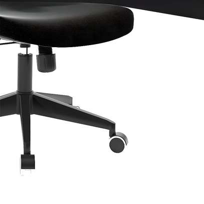 Office Chair: Ergonomic Swivel Wheels High Back Chair image 2