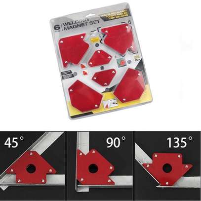 6pcs Magnetic Magnet D Welding Set Holders Arrows 25lb 50lb image 3