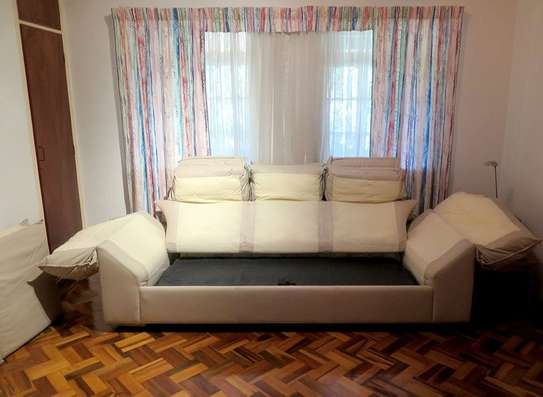 CASTRO CONVERTIBLE LEATHER SOFA BED!! image 3