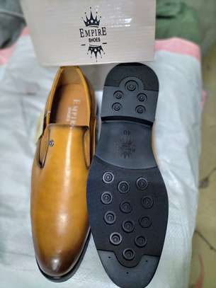 Slipon Empire Premium Leather Official Men Mustard Shoes image 2