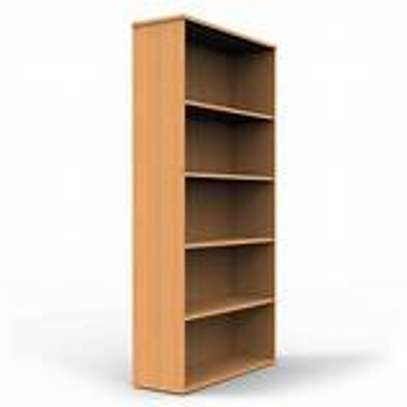 Cabinets: 4-Shelves Vertical Book Rack image 6