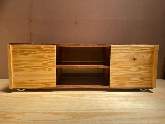 Rustic/Modern/wooden/Rosewood Tv stand image 7