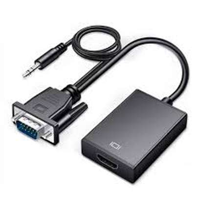 HDMI To VGA Adapter 1080p With Audio Cable (Male To Female) image 2