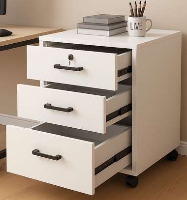 Office Cabinet: Wooden Office Movable Pedestal image 4