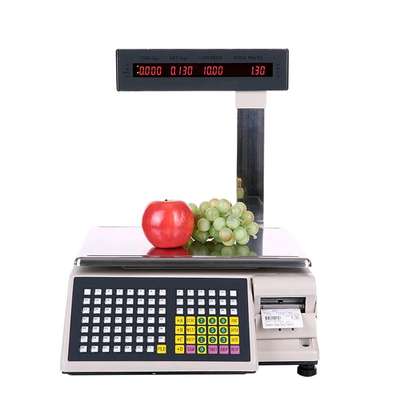 Barcode printing weighing scale digital 30kg image 1