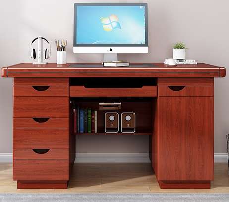 Office Desk :  Modern Computer Desk with Drawer image 9