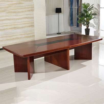 3 M Stylish Mahogany Boardroom Table image 5