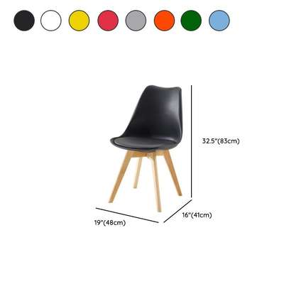 Modern Eames Padded Office Seat image 3