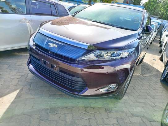Toyota harrier maroon 2016 image 1