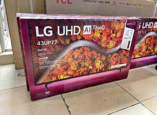 43 LG smart UHD 4K Frameless +Free wall mount image 1
