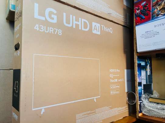 LG 43 INCHES SMART UHD/4K FRAMELESS TV image 1