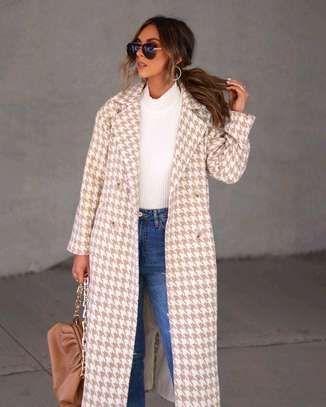 Houndstooth Trench Coats image 12