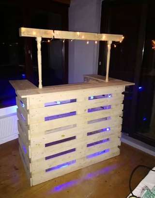 Portable Wooden Bars For Hire image 8