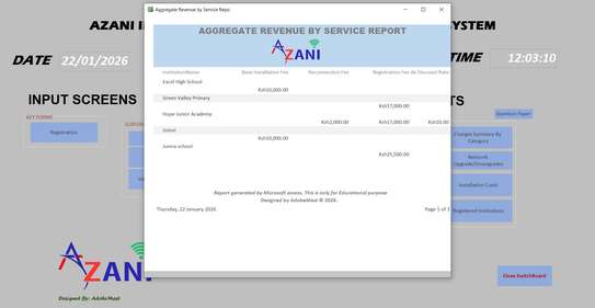 Azani ISP Information System image 13