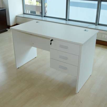 Office Desks: 1200mm Custom Computer Desk with Drawers image 5