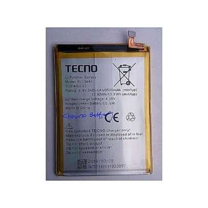 Tecno K9 battery Silver & yellow image 1