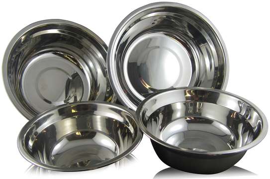 Stainless steel feeding bowls image 1