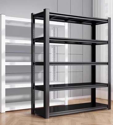 Rack : 5-Layer Black Steel Storage Rack image 7