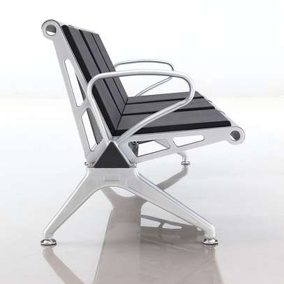 Office Bench: Modern 3 Seater Bus Station Reception Bench image 3