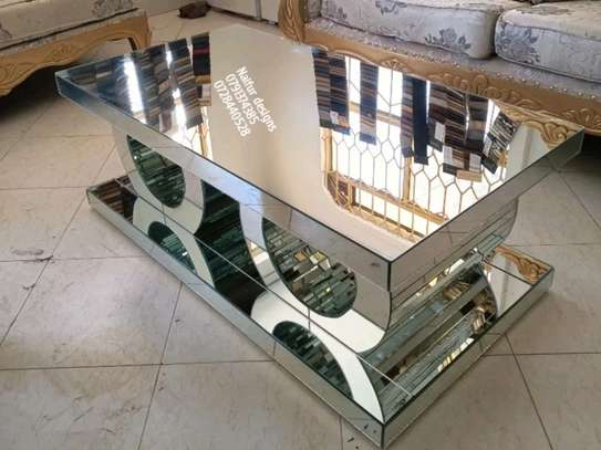 Mirrored coffee table design/Latest tables Kenya image 8