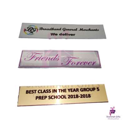 Your reliable Door tags, Aset tags, Sublimation plates for trophies supplier in Nairobi. image 2