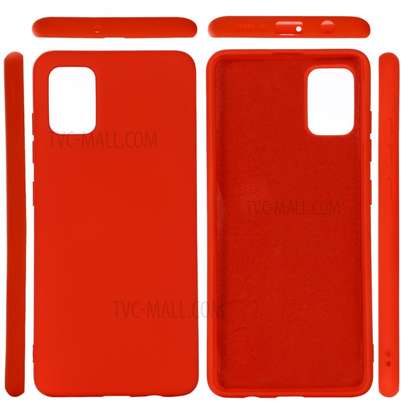 Silicone Cover High Quality  with Soft-Touch Back Protective Case for Samsung A51 A71 A31 image 4