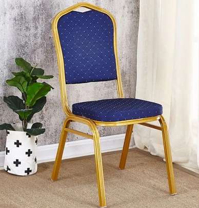 Office Chair: Blue Conference Stackable Chair image 1