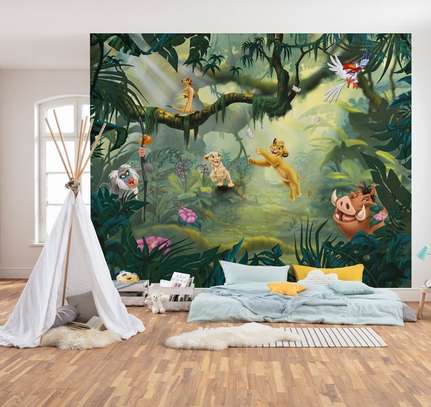 Decorative 3d kids wall murals image 1