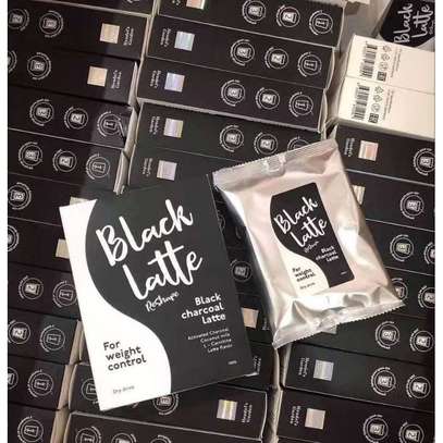 ORIGINAL Black latte Reshape Black Charcoal Latte 100g image 2