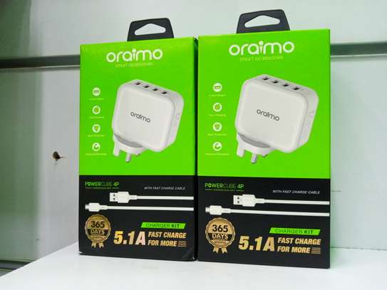 Oraimo Original Oraimo Powercube High Speed UK 4port Charger image 1