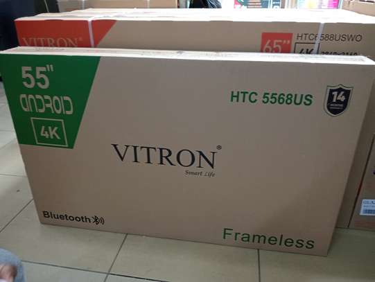 Vitron 55" smart android uhd 4k tv image 3