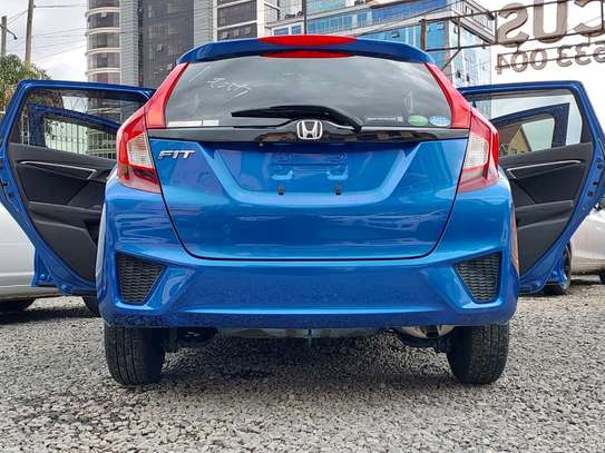 Honda fit non hybrid 2017 model fully loaded blue color image 5
