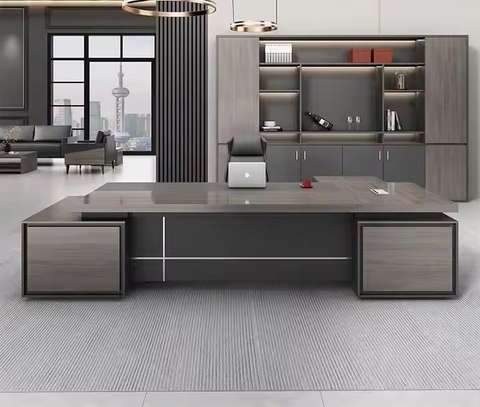 Office Desk : Modern Simple President Desk image 4