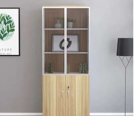 Office Two Door Wooden File Cabinet image 5