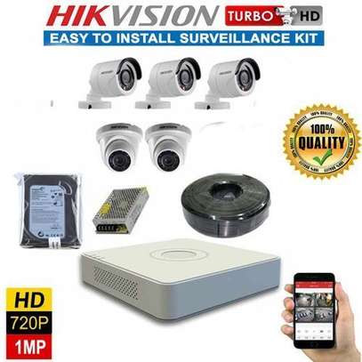 Hikvision 5 CCTV Camera Complete System Kit-1TB Storage image 1