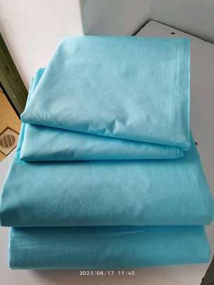 6 by 7 cotton plain bedsheets image 1