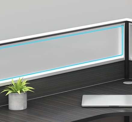 Office Desk:  Modern Workstation with Cable Management image 5