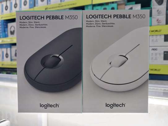 Logitech Pebble M350 Wireless & Bluetooth Mouse (Graphite) image 3