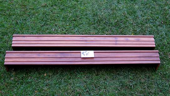 Antique Curtain Boxes Solid Teak Wood from 1950's image 3