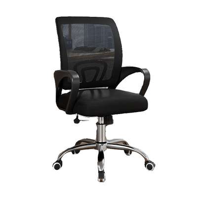 Ergonomic Upholstered Clerical Guest Chair image 5