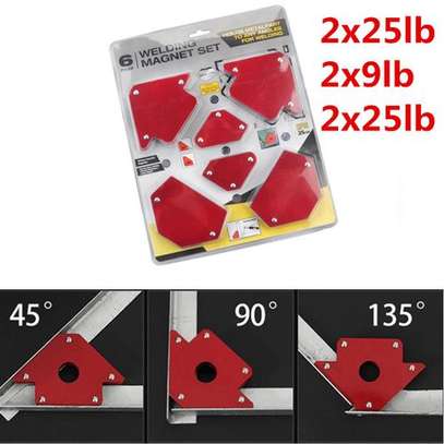 6pcs Magnetic Magnet D Welding Set Holders Arrows 25lb 50lb image 2