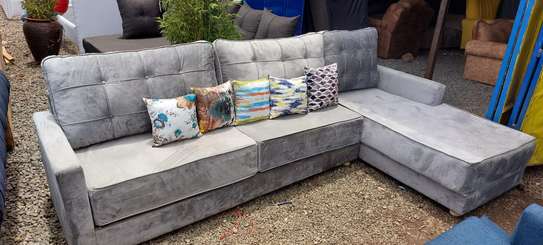 Grey L-Shaped Sofas Available. image 1