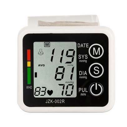 Digital Wrist Blood Pressure Monitor Cuff Check Machine Portable Clinical Automatic - White image 2