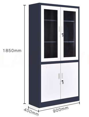 Office Cabinet: Transparent Glass Doors Office Cabinet image 5