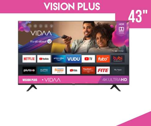 Vision Plus 43” frameless 4K UHD VIDAA Smart tv image 1