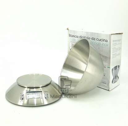 5kg 1g Digital Kitchen Scale Stainless Steel Body and Bowl image 4
