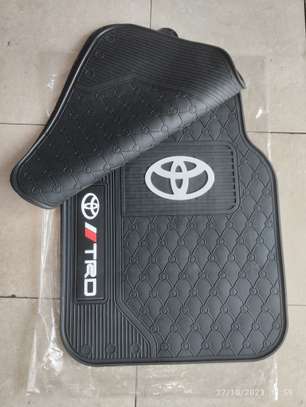 Toyota TRD Rubber Floor Mats 5 pc Set - Black image 4